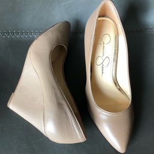 Jessica Simpson nude Cheri wedge